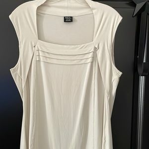 Tan sleeveless top
